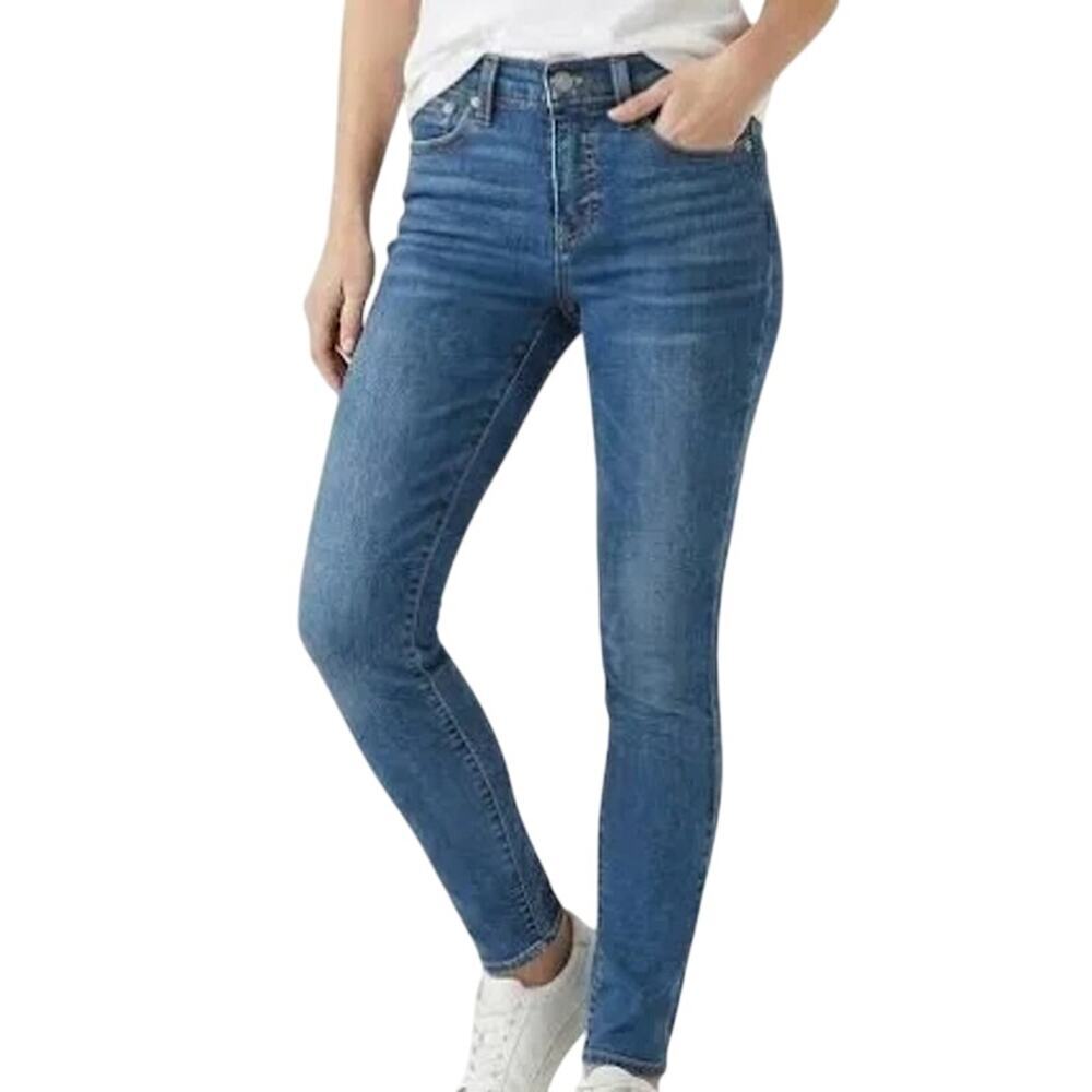 Mid rise super skinny ava distressed cigarette jeans career casual 6 / 28 EUC